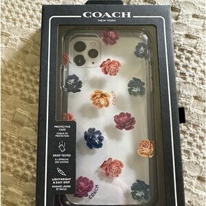 NIB Coach Floral Cell Phone case for IPhone 11 Pro Max